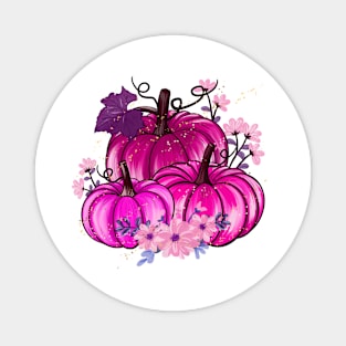 Pink Pumpkins Magnet